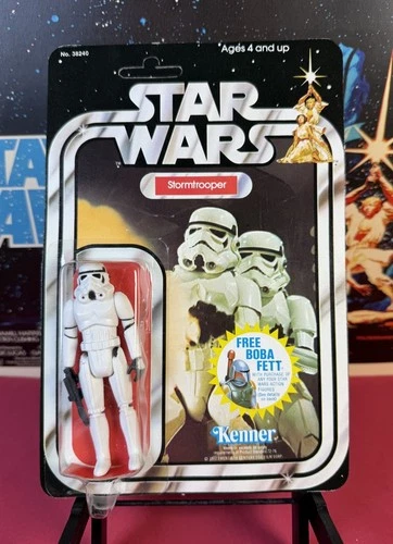 Vintage Kenner Star Wars StormtrooperFigure Card 20 Back 1978 UNPUNCHED 1 OWNER!