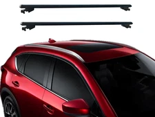 Fits Mazda CX-5 2018–2026 | Roof Rack Cross Bars | Black Aluminum