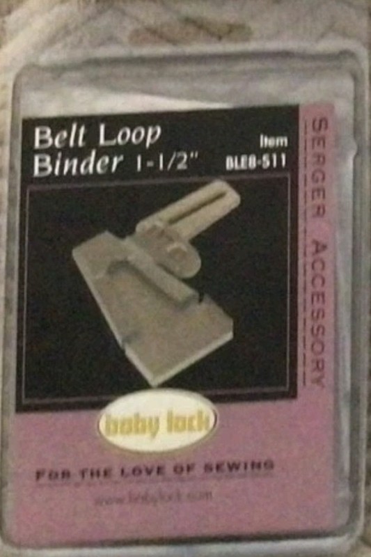 Baby Lock 1.5 Inch Belt Loop Binder BLE8-S11