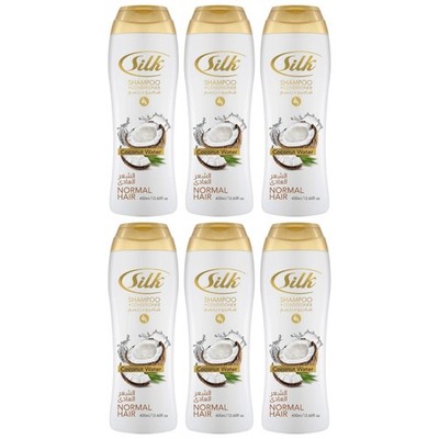 Silk Coconut Water Shampoo + Conditioner For Normal Hair, 13.6oz (Pack of 6)
