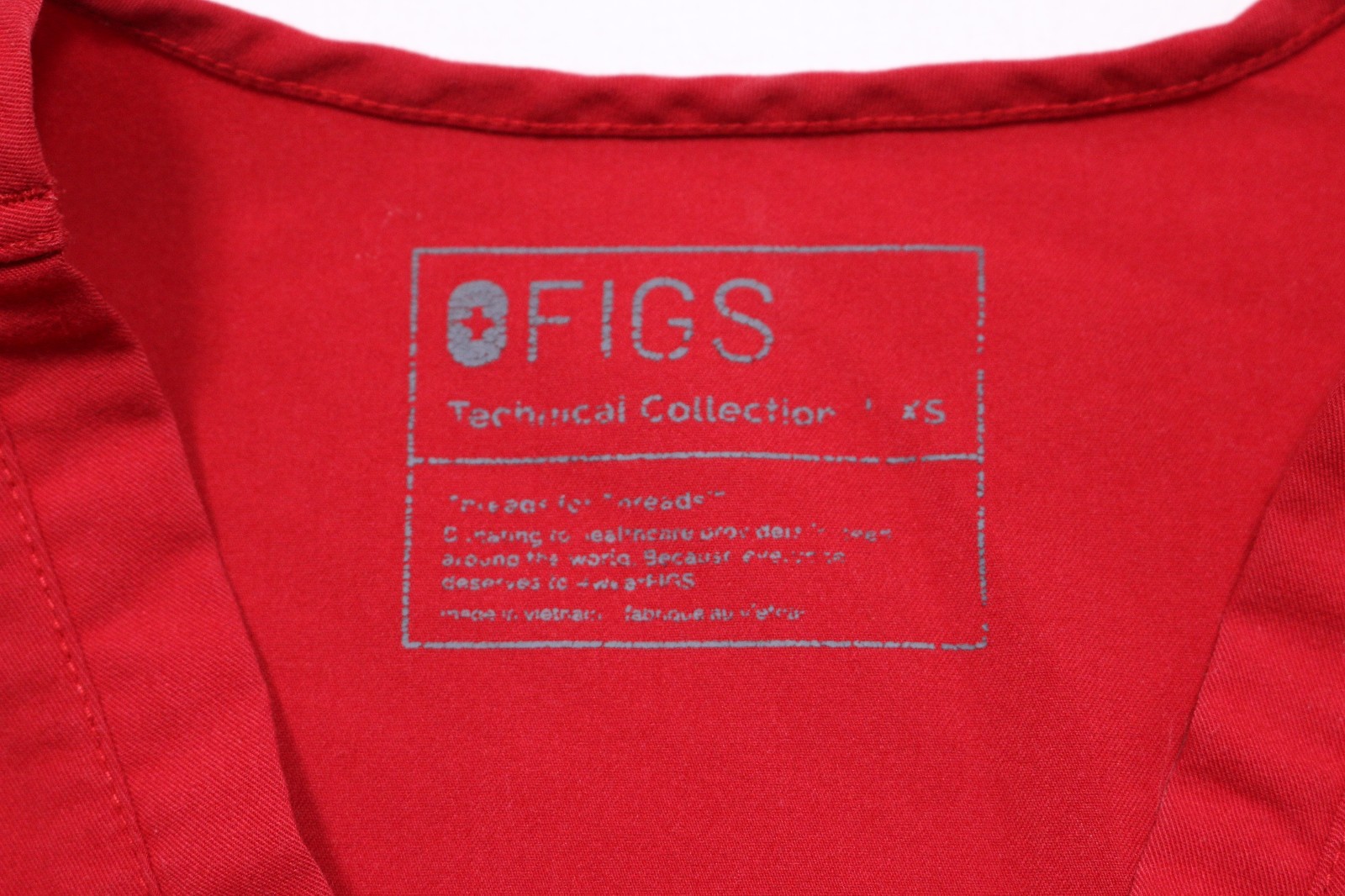 Figs Technical Collection 2 Piece Set Solid Red C… - image 12