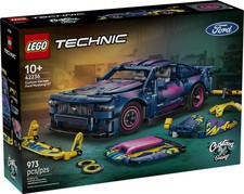 Lego Technic Custom Garage Ford Mustang Gt Car 42236