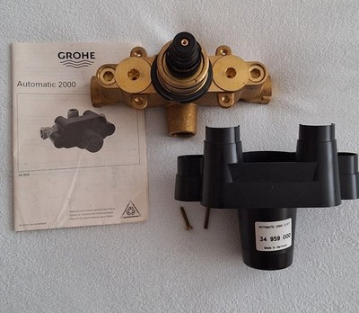 GROHE AUTOMATIC 2000 THERMOSTAT-BATTERIE, 3/4  OHNE ABSPERR , 34959000 mit FMS