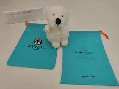 NWT Jellycat 18cm Curly-haired Polar Bear Plush Collectible toys Dust Bag - Image 1 of 3