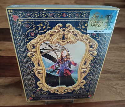   Alice Throught the Looking Glass Bluray Steelbook Novamedia Fullslip OOP  
