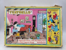 TEATRELLO Cappuccetto Rosso Personaggi Attacca Stacca Nova Rico  Diorama Vintage