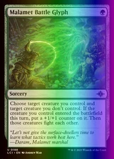 MTG Malamet Battle Glyph (198/535) The Lost Caverns of Ixalan LP FOIL