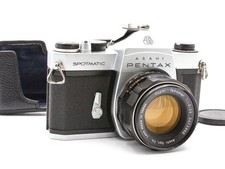 Asahi PENTAX SP SPOTMATIC Film Camera Super-Takumar 55mm f/1.8 Lens JAPAN Exc 5
