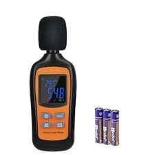 Digital Decibel Meter 35-135dB SPL Sound Level Meter w/ Temp