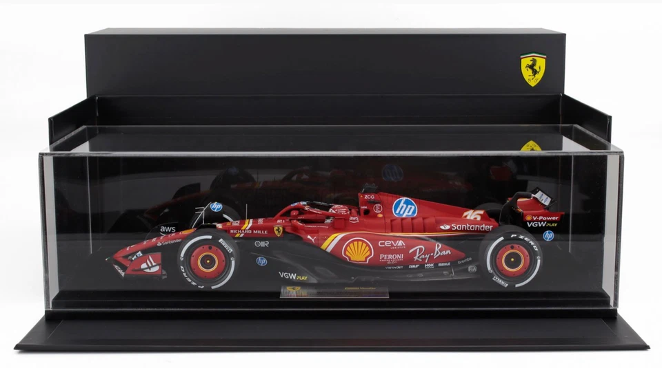 1:18 2024 Charles LeClerc -- Monaco GP Winner -- #16 Ferrari SF-24 -- Looksmart  - Image 3 of 3