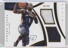 2014-15 Panini Immaculate Dual Memorabilia 54/99 Tyreke Evans #DM-TE 0o9