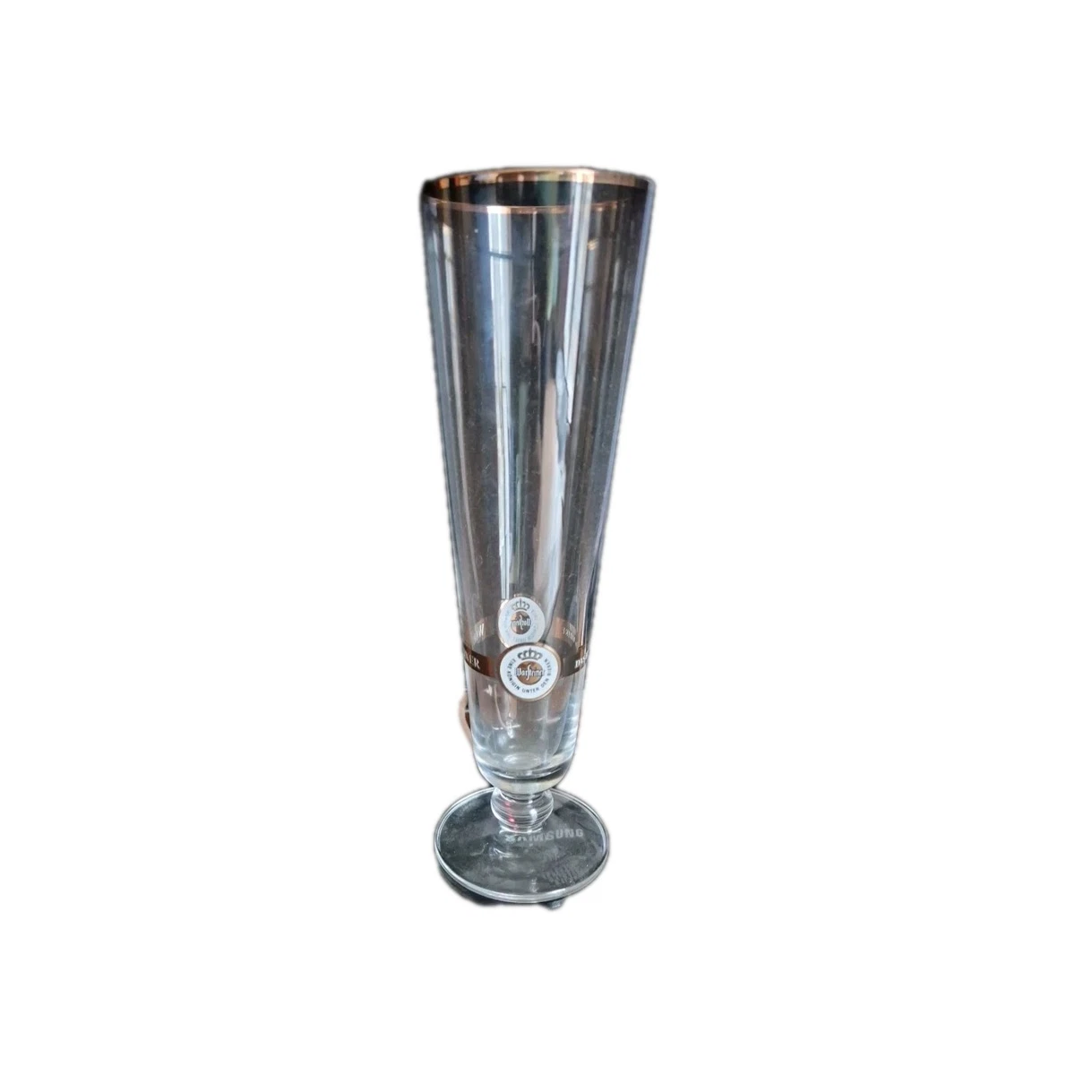 Warsteiner Bicchiere Da Birra 0,3 L Con Bordo Dorato - Perfetto Per Pub, Feste E Collezionisti