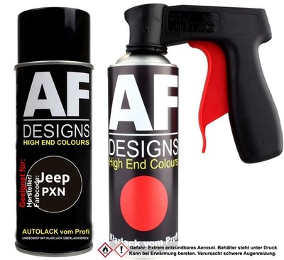Spraydosen Griff Set für Jeep PXN Black Basislack Klarlack Handgriff Pistolengri