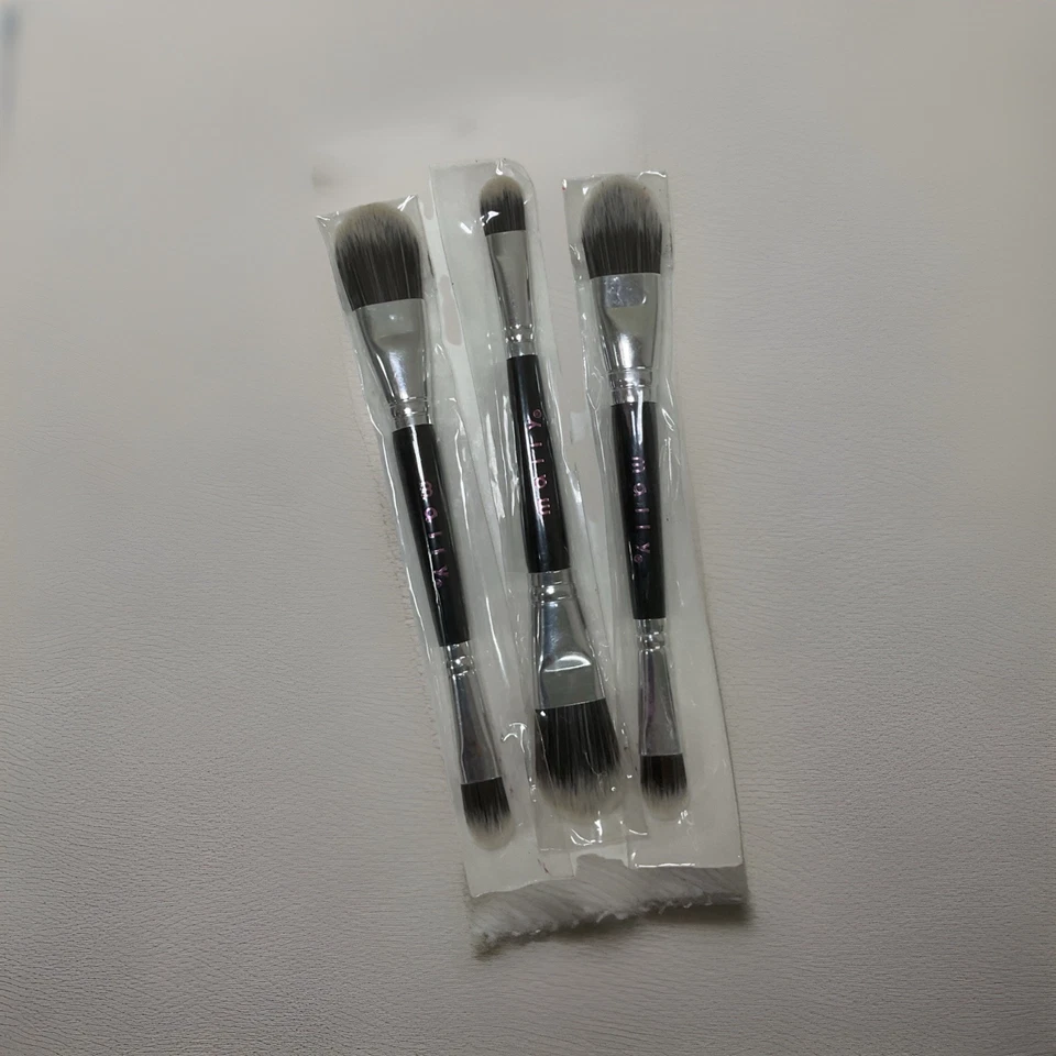 Lote de 3 pinceles de sombra de ojos Mally de doble extremo - como en la foto. Foto 4 de 4