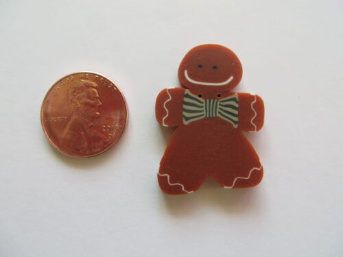 JABC button #4457.l - Large Gingerbread Boy