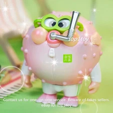 CHUBBY TOY Popo Baqi Peach Popo Limited Art Toy