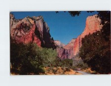 Postcard Court of the Patriarchs Zion National Park Utah USA North America