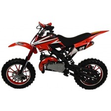 ZIPPER 49CC 2-STROKE MINI KIDS OFF ROAD DIRT MOTORBIKE - RED - AGES 6 TO 12