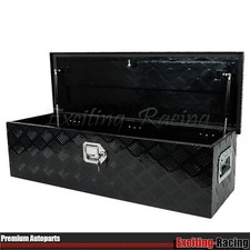 39 Aluminum Pickup Truck Trunk Bed Tool Box Trailer Storage Wlock Black New 39 Aluminum Pickup Truck Trunk Bed Tool Box Trailer Storage Wlock Black New