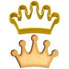Crown Cookie Cutter (4x2.8") - Perfect for Royal-Themed Desserts