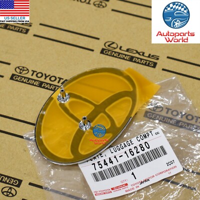 Toyota 7544116280 Genuine OEM Factory Original Emblem for sale 