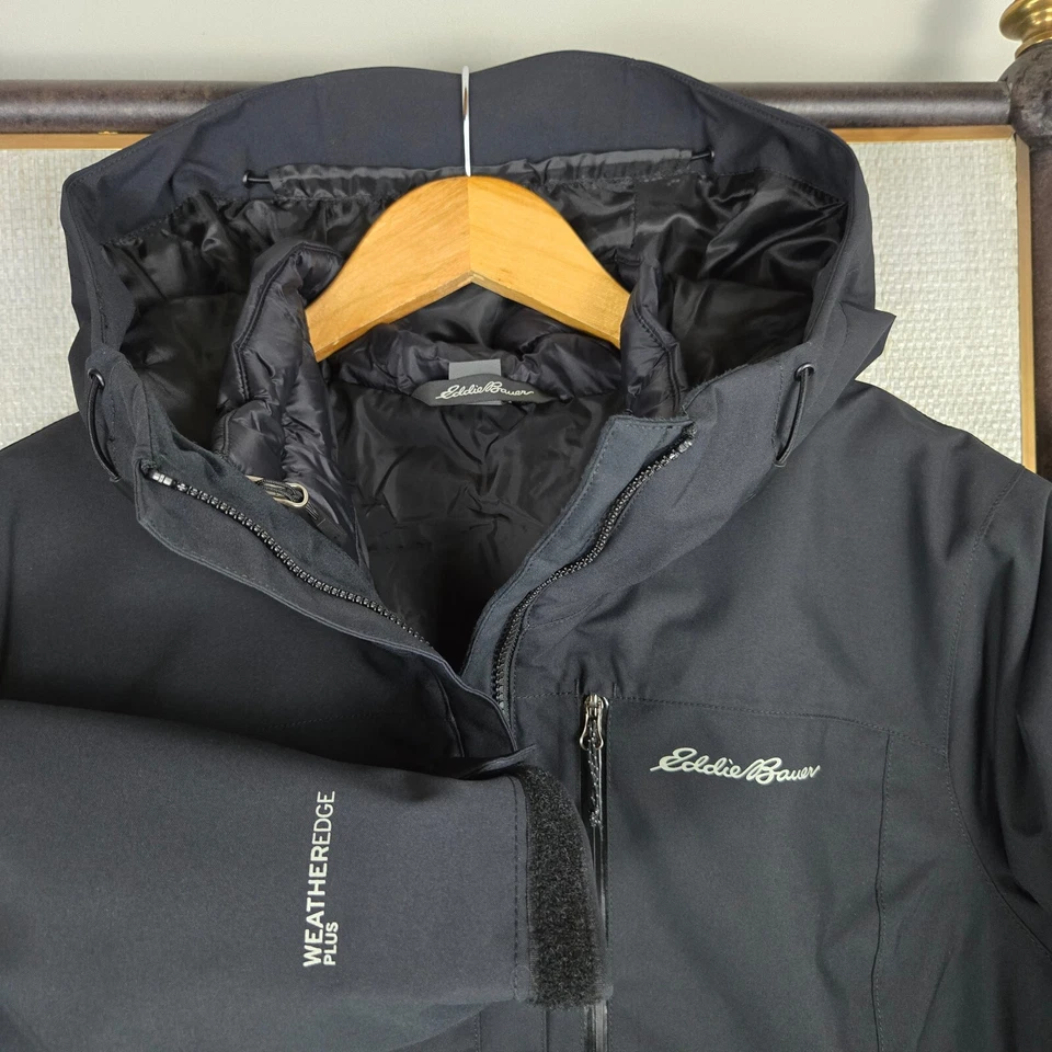 EDDIE BAUER Nueva $359 Mujer Impermeable Aislante 3 en 1 Chaqueta Talla Mediana Esquí Foto 4 de 4