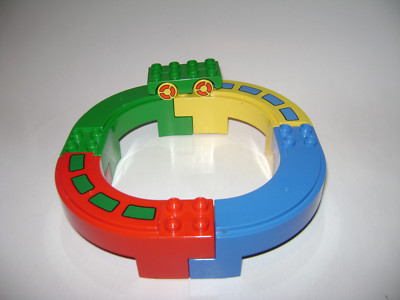 Lego Duplo LOT SET CIRCUS FREEWAY GO ROUND TRAIN TRACK CAR CLOWN ROAD  PIECES