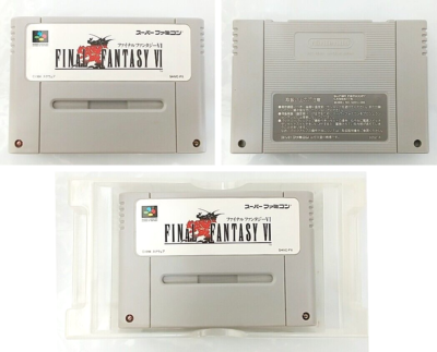 スーパーファミコン Game) (Super Famicom) (SFC) Final Fantasy 6, 1994, Box & Manual