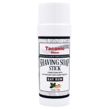 Bay Rum Shaving Soap Stick - by Taconic Shave (2.5oz)