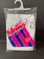 Valentines Womens Ankle Length THERMAL PANTS Size Medium WHITE NEW Made in USA