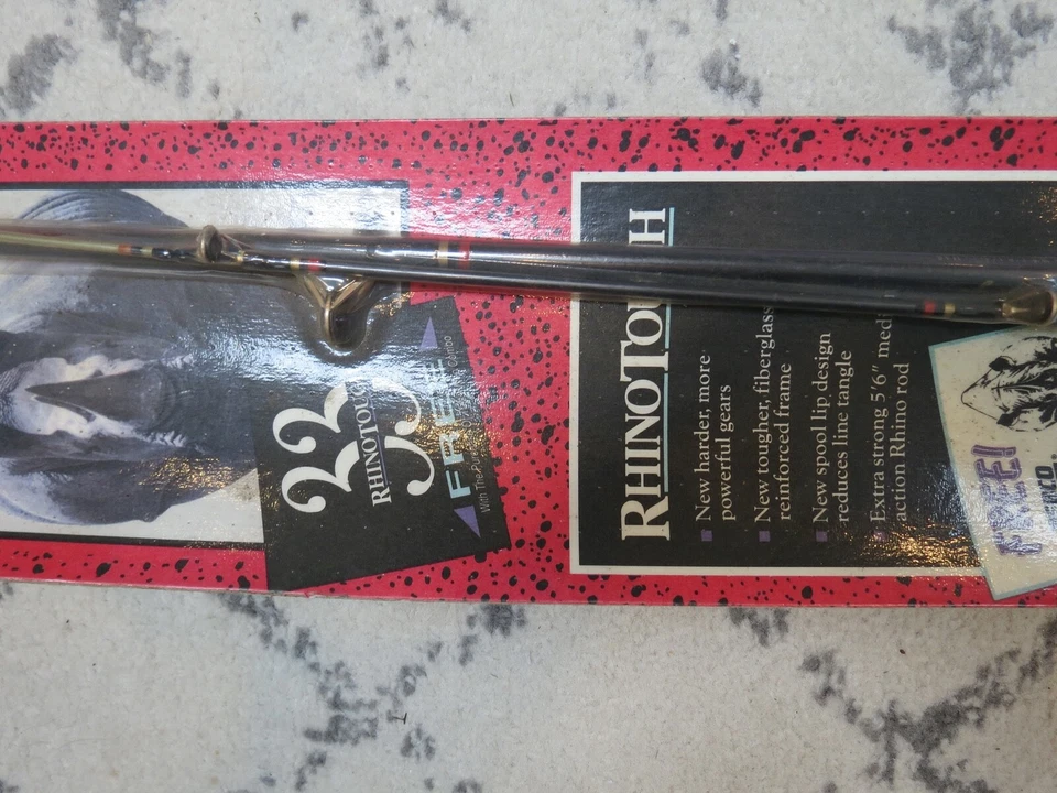 Zebco Rhino Touch fishing reel and rod set (lot#17367) - Image 3 of 4