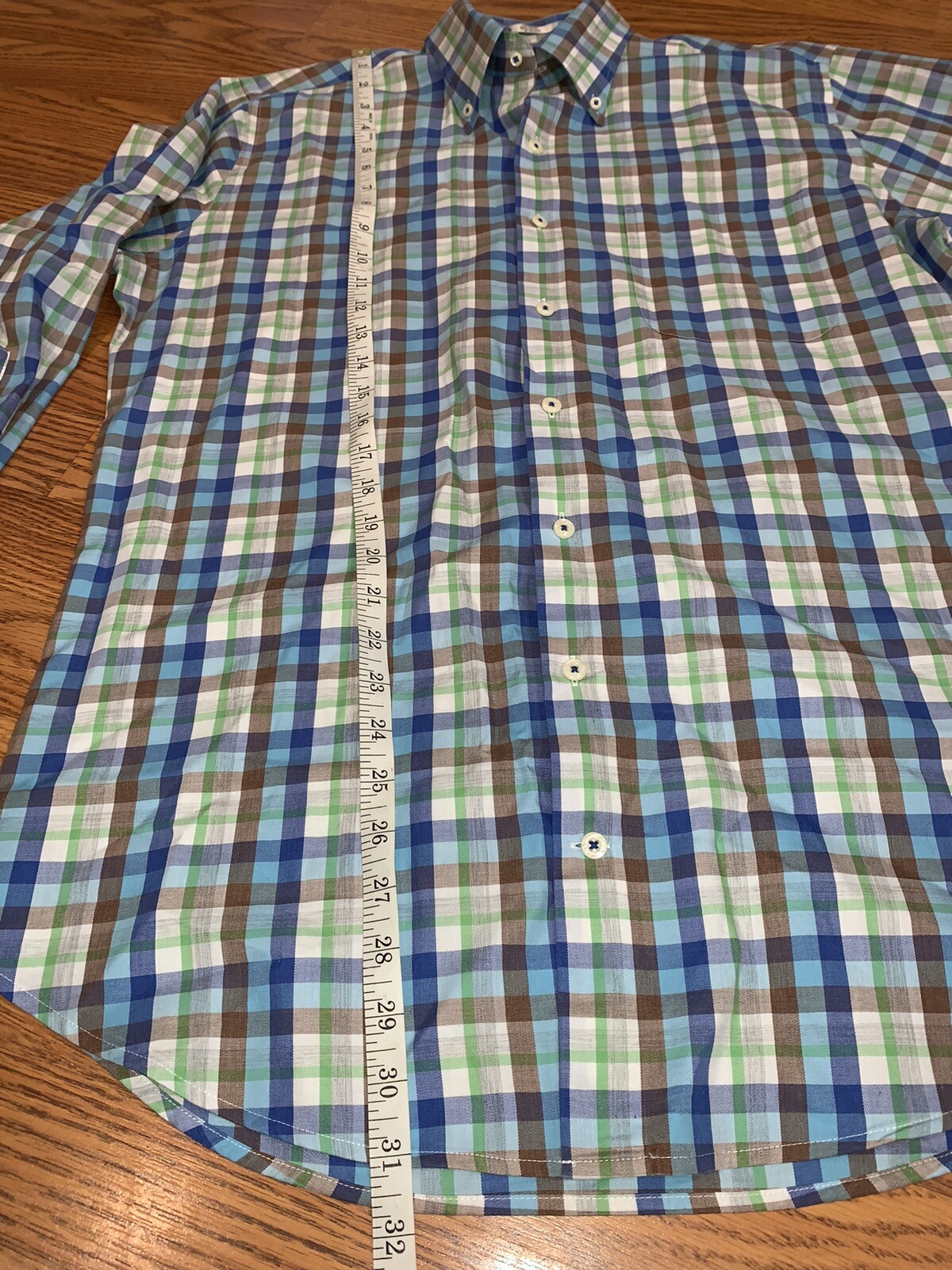 Peter Millar Button Down Long Sleeve Medium - image 4