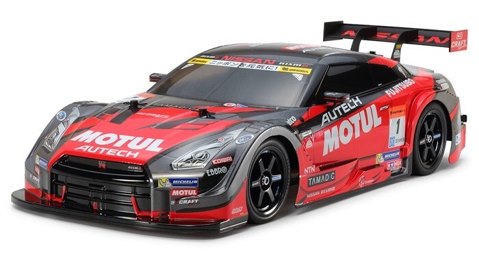 タミヤ　Nissan GT-R MOTUL　ボディ Tamiya RC 1/10, Motul Autech GT-R TT-02 Chassis High Performance