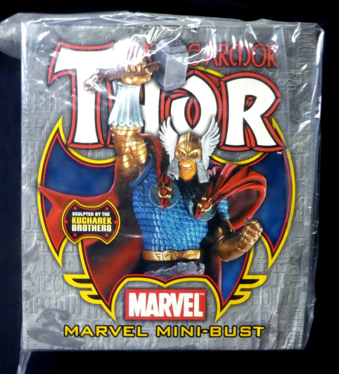 Thor Battle Armor Bust Statue New 2005 Bowen Designs Marvel