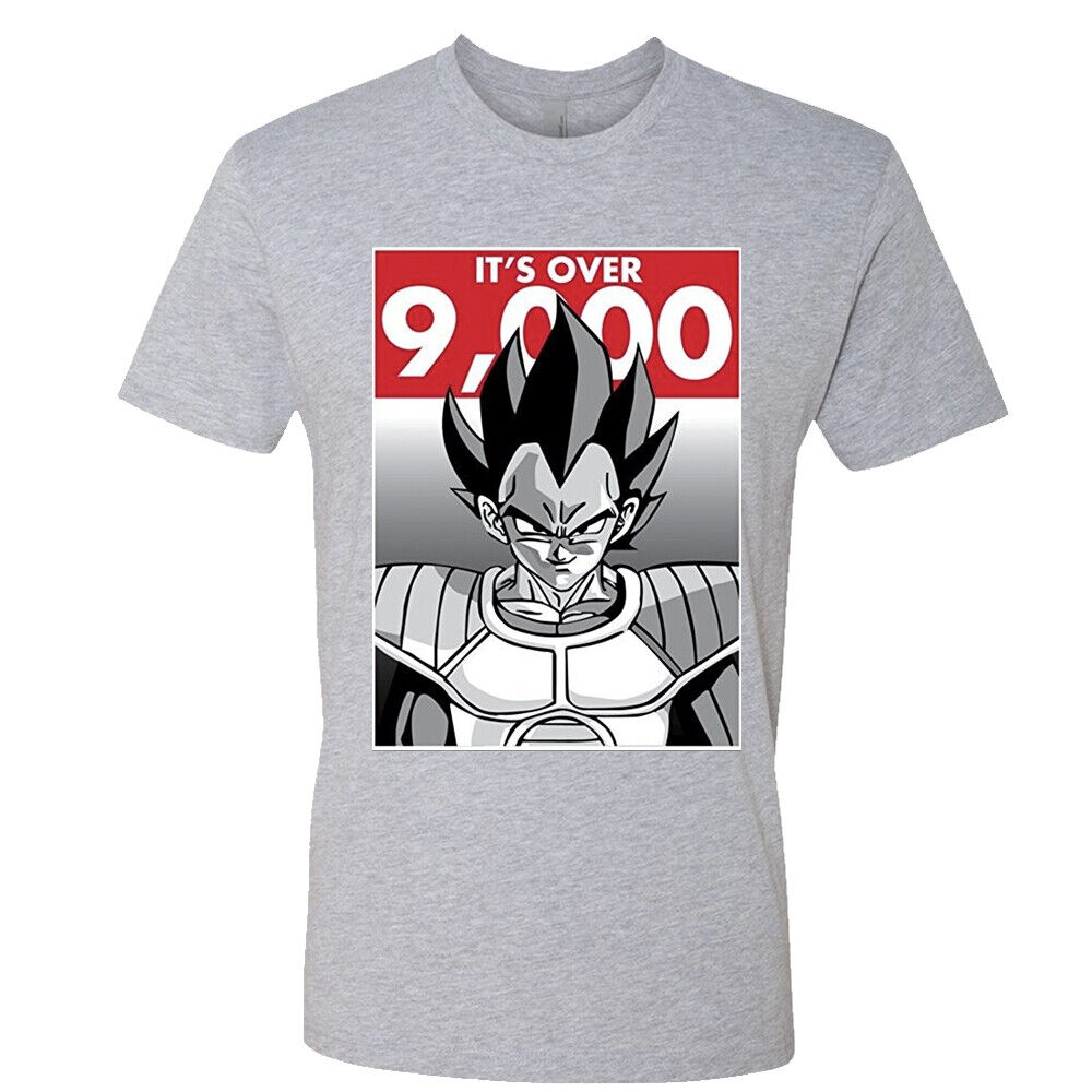 🔥 It's over 9000 Men/Unisex T shirt vegeta goku power level DBZ Anime fans gift 🔥 It's over 9000 Men/Unisex T shirt vegeta goku power level DBZ Anime fans gift