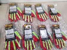 8 Pairs - Ringers Gloves Small/065-R-Flex Cut Resistant Nitrile-Half Dip Gloves