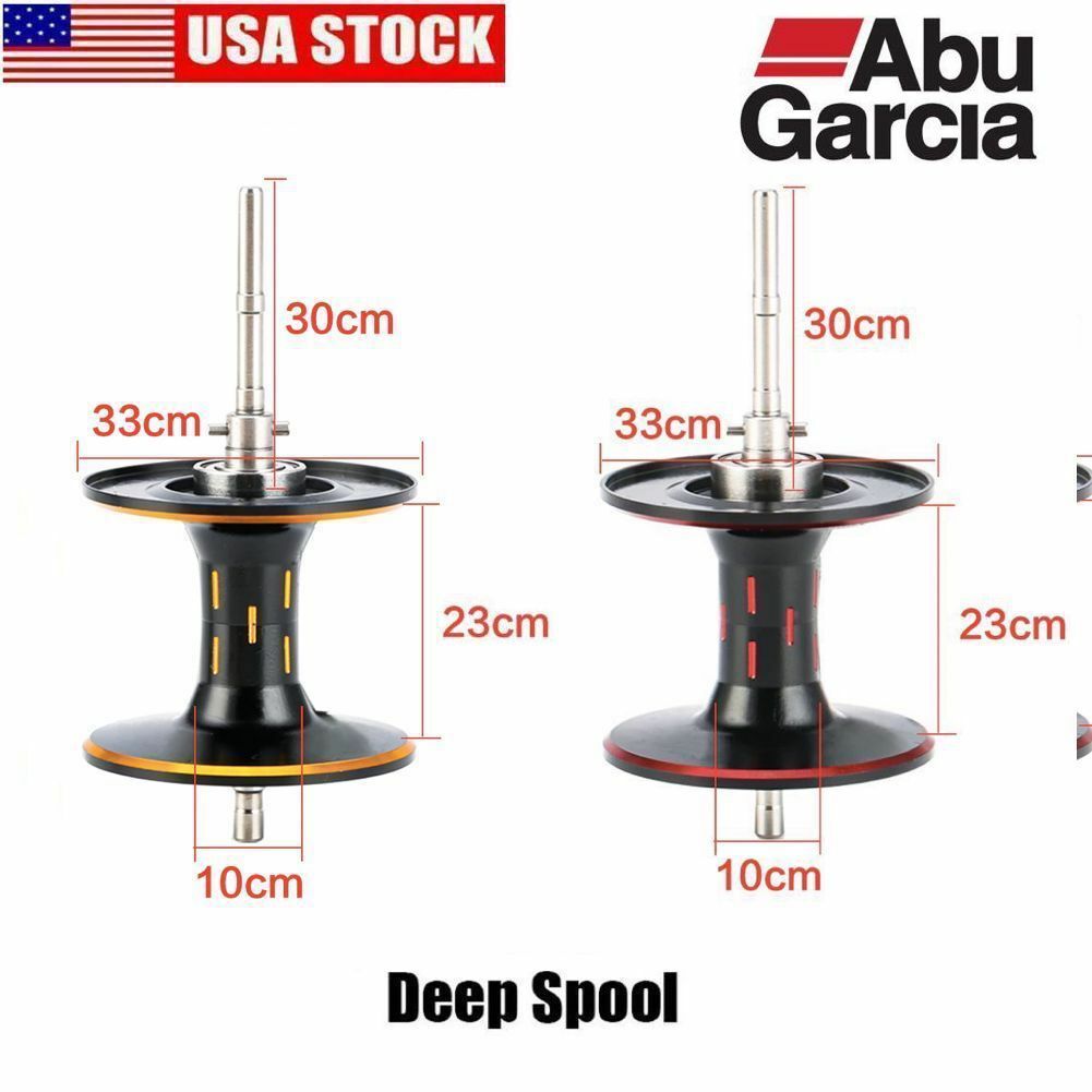 Abu Garcia Reel Deep Spool BLACK BLUE ORANGE PRO PURPLE