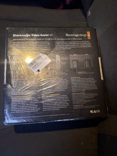 Blackmagic Design Video Assist 4K 7 inch HD Monitor Ultra New, Sealed - Picture 3 of 4