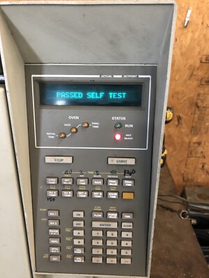 HP Hewlett Packard 5890 Gas Chromatograph Control Panel Keypad Screen