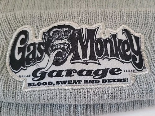 Gas Monkey Garage Y2k Beanie Skull Cap Winter Hat NEW NWT - Picture 2 of 3