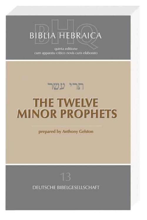 Thumbnail - Biblia Hebraica Quinta (bhq). Gesamtwerk Zur Fortsetzung / The Twelve