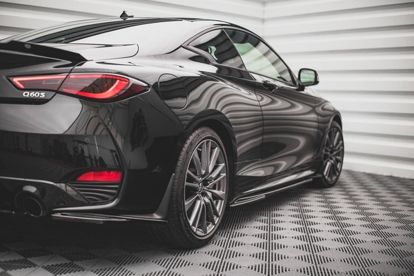 Maxton Design Seitenschweller Ansatz (Paar) Passend FüR Infiniti Q60 S Mk2 Schwa-image