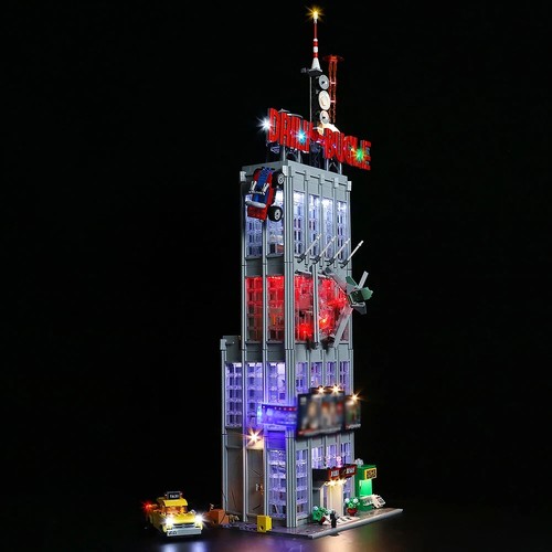 Kit d'éclairage LED télécommandé pour LEGO MARVEL ¤ Daily Buggle ¤ 76178 ¤ NEUF - Picture 2 of 20
