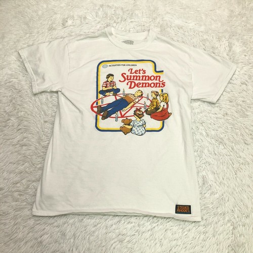 Steven Rhodes T Shirt Mens Medium White 