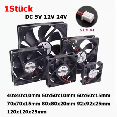 DC 5V 12V 24V Lüfter Computer Gehäuse Lüfter 40mm zu 120mm PC Gehäuse Kühlkörper