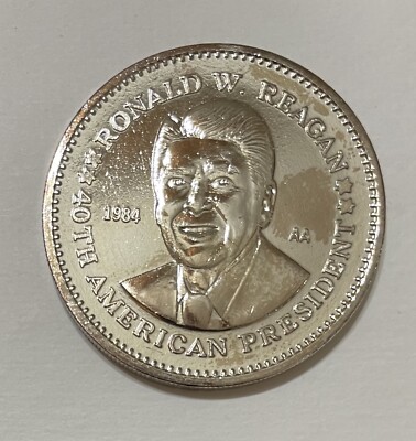 1984 Double Eagle Presidential Commemorative Medal Ronald W