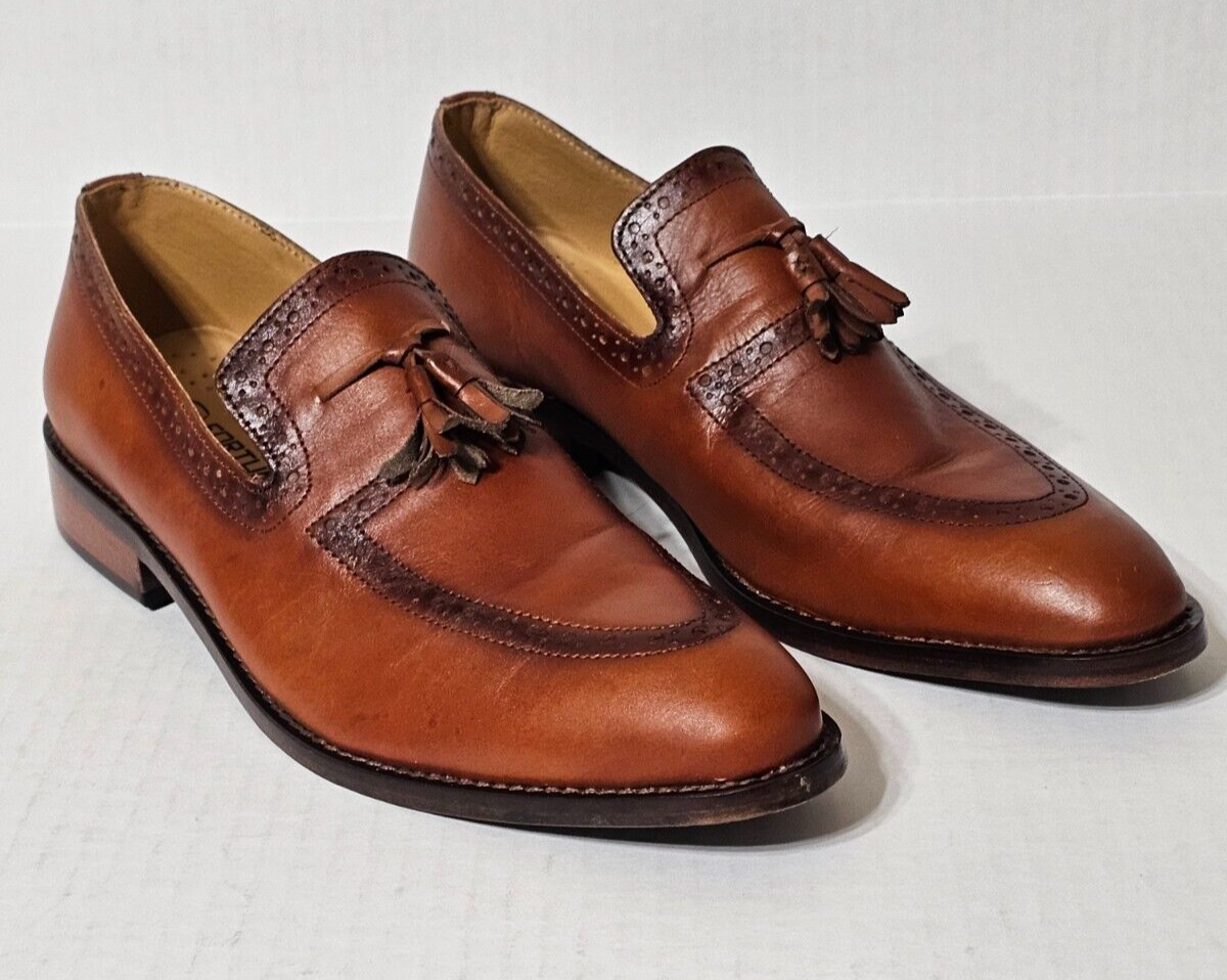Fortune From Liberty Dress Shoes Mens Tassel Leather Slip On  display picture 1