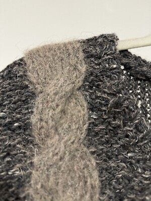 ISSEY MIYAKE 3D Knit 80S Geometric Vintage M mens Multicolor Wool