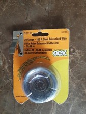 HILLMAN GROUP OOK 28 Gauge 100Ft Steel Galvanized Wire with Cutter 50138