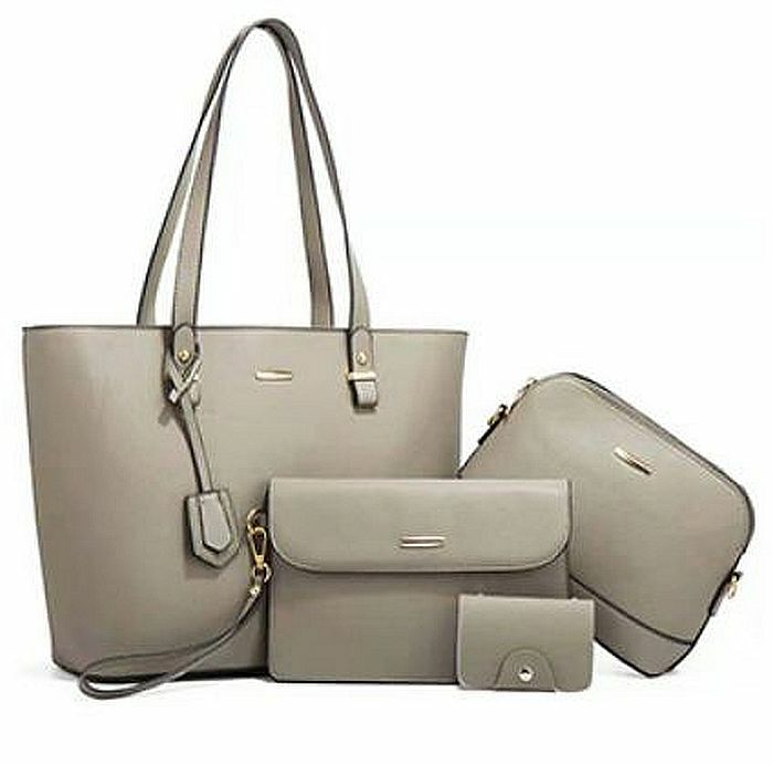 Handbag Set 4 Pieces - Grey-image